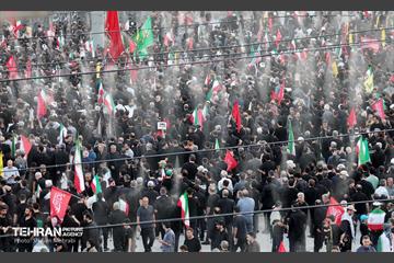 شهردار تهران در آیین وداع با آقای شهید ایران 1