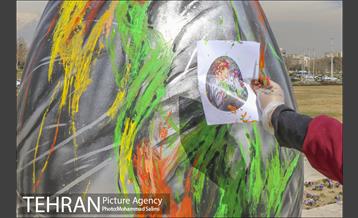 جشن نهال هاى کوچک شهر و تخم مرغ هاى رنگى در منطقه ٩