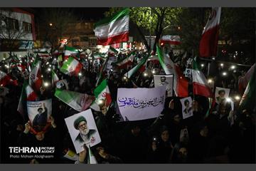 عزاداری هفتمین روز شهادت رهبر انقلاب در میدان بریانک 6