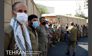 رژه نمادین اتوبوس های شرکت واحد به مناسبت آغاز هفته دفاع مقدس 5