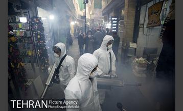 ضدعفونی و پاکسازی بازار تجریش 30