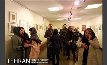 نمایشگاه گروهی نقاشی خط دو رکعت گریستن در آستین آسمان 3