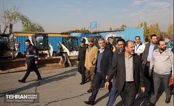 رزمایش زمستانه مشترک شهرداری تهران و پلیس راهور 13