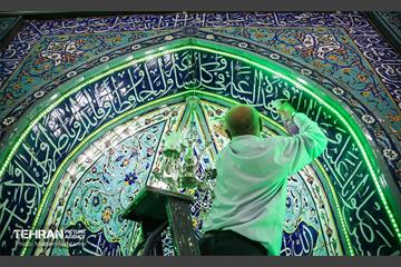 غبارروبی مسجد سیدالشهدا محله نازی آباد 11