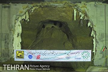مراسم ورود ماشین حفاری(TBM) به ایستگاه مترو امیرکبیر در خط 6 متروی تهران 15