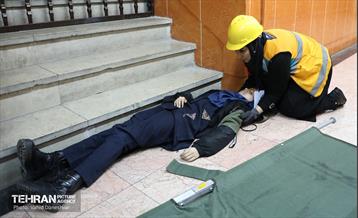 مانور گروه‌های مردمی دوام در منطقه 17 تهران 2