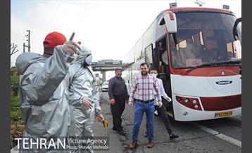 تست تب سنجی در خروجی تهران 2