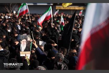 اجتماع مردم تهران در پی شهادت رهبر انقلاب - 1 67