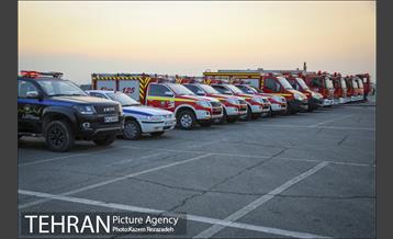 مانور عملیات برف روبی شهرداری منطقه 19