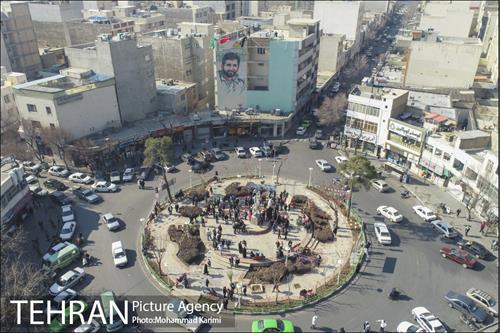 رونمایی از دیوارنگاره شهید یدالله قاسم زاده 18