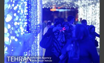 تونل نوری بوستان دانشجو به مناسبت دهه کرامت 15