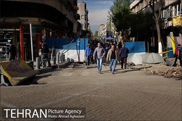 سنگ فرش خیابان پامنار‎ 24