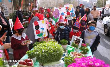 آیین محله تکانی در شهرک بیمه 8