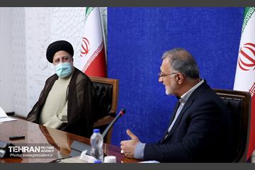 دیـدار شـهردار و معاونین شهرداری تهران با رئیس جمهور 2