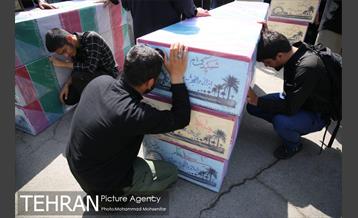 بدرقه پیکرهای ۱۳۵ شهید دفاع مقدس تا بهشت 44