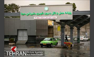 بارش باران پاییزی در تهران 11