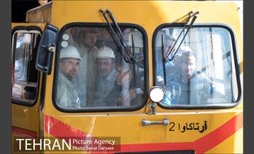 بازدید شهردار تهران از پایانه خط 6 مترو تهران -3 7