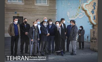 بازدید شهردار منطقه هشت از پروزه های کوچک مقیاس محله مجیدیه 4