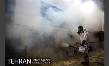 ضدعفونی بازارچه شهر ری و حرم عبدالعظیم حسنی (ع) 38