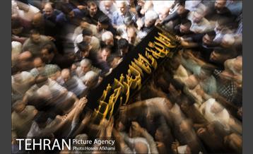 تشییع پیکر پدر شهیدان خالقی پور 2