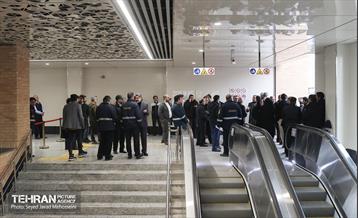 آیین افتتاح ایستگاه مترو سرباز وطن 18