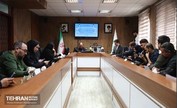 نشست خبری مشترک مدیران عامل شرکت ساماندهی مشاغل و شرکت شهربان شهرداری تهران 9