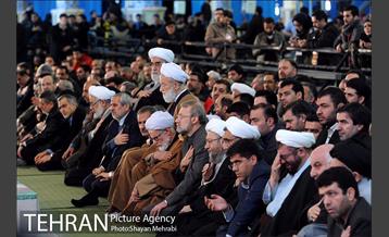 تشییع شهدای آتش نشان در شبستان مصلی 19