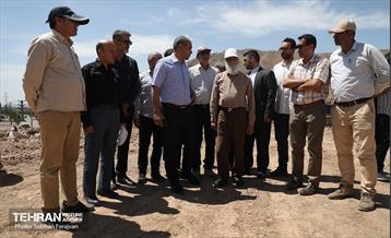 بازدید رئیس شورای شهر از پروژه بزرگراه شهید شوشتری 25