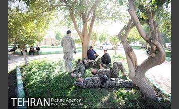 خدمات رسانی شهرداری تهران به مناطق حادثه زلزله کرمانشاه 19