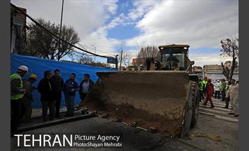 رانش زمین در خیابان مولوی -2 3