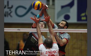 دیدار بانک سرمایه و شهرداری ارومیه در لیگ برتر والیبال