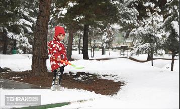 روز برفی تهران - 2 3