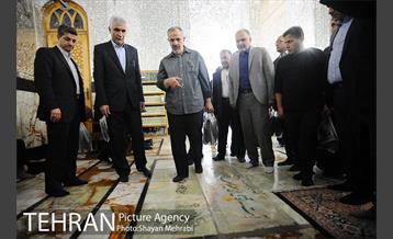 بازدید شهردار تهران از حرم عبدالعظیم حسنی(ع) به مناسبت روز تهران 7