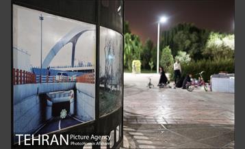 حضور شبانه مردم در بوستان بهمن‎ 8