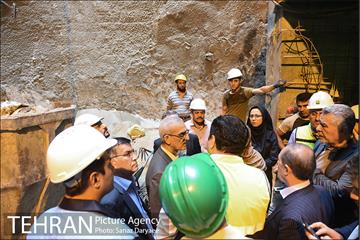 بازدید معاونت حمل و نقل شهرداری و اعضای شورای شهر تهران از عملیات اجرایی خط ۶ 36