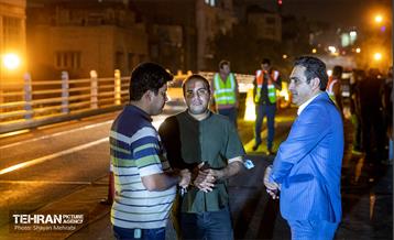 مرمت و بازسازی روکش پل تقاطع حافظ و طالقانی 28