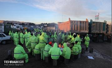 مانور برف‌‍‌روبی منطقه 4 شهرداری تهران 25