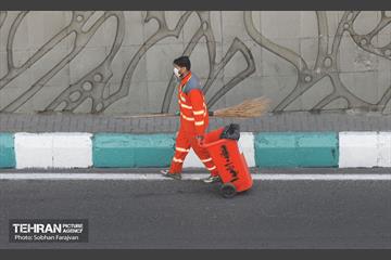 خدمات شهرداری تهران در پایان راهپیمایی ۲۲ بهمن - ۱ 1
