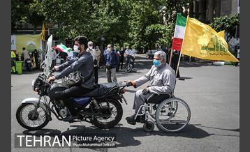 راهپیمانی نمادین روز قدس در میدان فلسطین 6