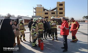 دوره آموزشی آتش‌نشانی ویژه خبرنگاران 28