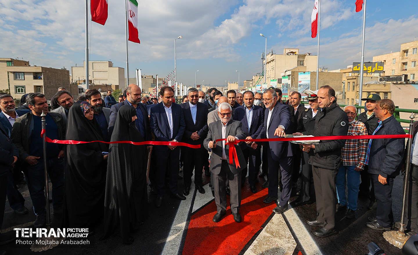 آیین افتتاح تقاطع غیرهمسطح پل شهید محسن سیفی 7