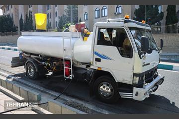 اجرای طرح بازپیرایی فضای سبز شهری در منطقه ۴ 6