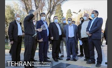 بازدید شهردار منطقه هشت از پروژه های توسعه محلات 12