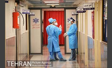 بخش بیماران کرونایی بیمارستان بعثت 35