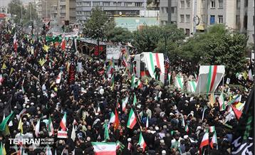 تشییع شهدای اقتدار ملی در تهران 17