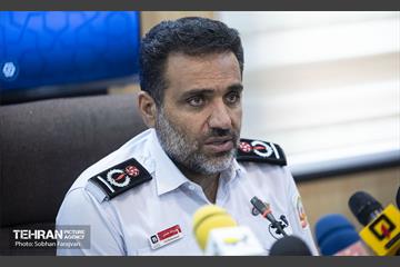 نشست خبری مدیرعامل سازمان آتش‌نشانی 10