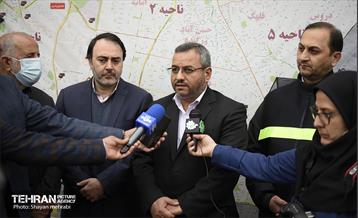 مانور برف روبی در منطقه ۳ تهران 23