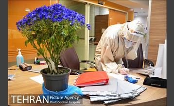 بخش بیماران کرونایی بیمارستان شهید هاشمی نژاد 5