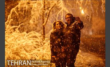 بارش برف در تهران  2