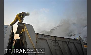 پنجمین روز آواربرداری ساختمان پلاسکو 21